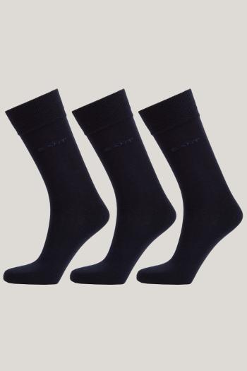 PONOŽKY GANT SOFT COTTON SOCKS 3-PACK MARINE