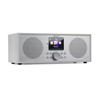 Auna Silver Star Stereo, internetové DAB+/FM rádio, WiFi, BT, DAB+/FM, biele