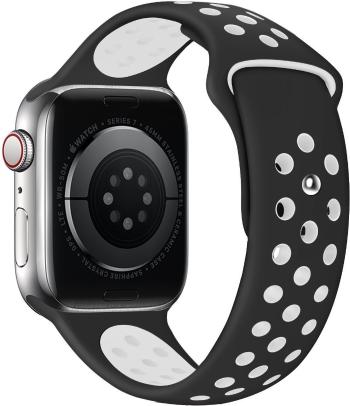 Szíj Eternico Sporty Apple Watch 38mm / 40mm / 41mm - Pure White and Black