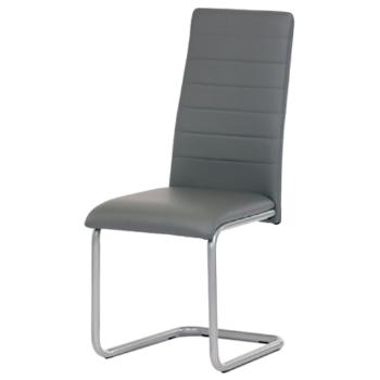 Jedálenská stolička Autronic 41x98 cm sivá ekokoža DCL-402 GREY