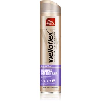 Wella Wellaflex Fullness For Thin Hair lak na vlasy s extra silnou fixáciou pre pružnosť a objem 250 ml