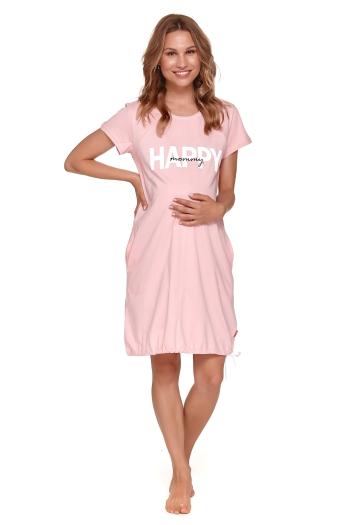 Dámska tehotenská košeľa 9504 pink