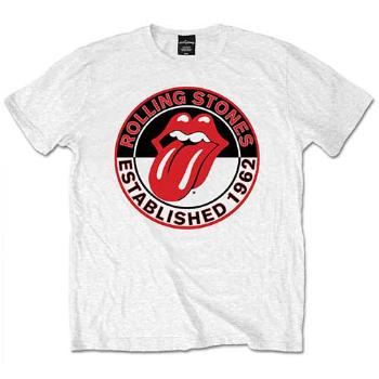 The Rolling Stones tričko Est. 1962 Biela M