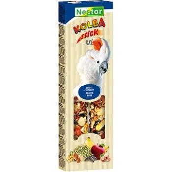 Nestor Tyčinky pre papagáje ovocie a orechy 150 g XXL 2 ks (5901636000745)