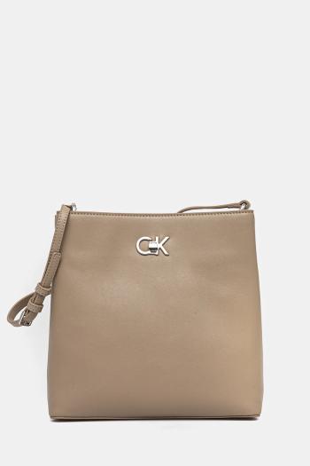 Kabelka Calvin Klein béžová farba, K60K612803