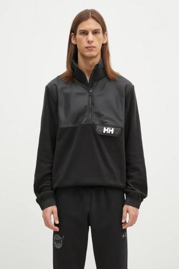 Mikina Helly Hansen pánska, čierna farba, jednofarebná