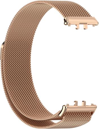 4wrist Řemínek pro Samsung Fit 3 - Milanese Loop Rose Gold