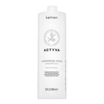 Kemon Actyva Nutrizione Rich Shampoo vyživujúci šampón pre veľmi suché vlasy 1000 ml