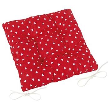 Bellatex Adela prešívaný – 40 × 40 cm, prešívaný – srdiečka (7590)