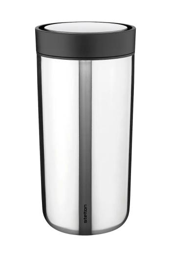 Termo hrnček Stelton To Go Click 400 ml šedá farba