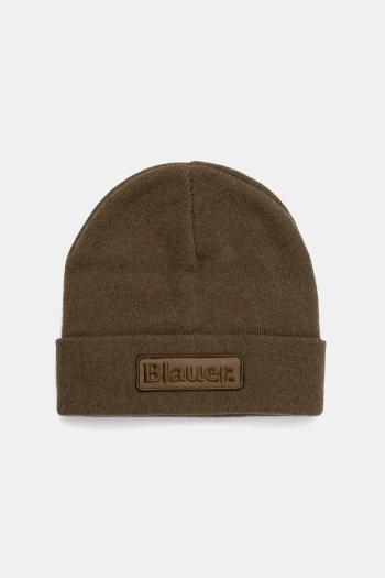 Vlnená čiapka Blauer CHESHIRE zelená farba, BLUA05299