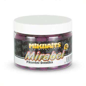 Mikbaits mirabel fluo boilie 150 ml 12 mm - pikantná slivka