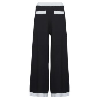 Karl Lagerfeld  CLASSIC KNIT PANTS  Padavé nohavice Čierna