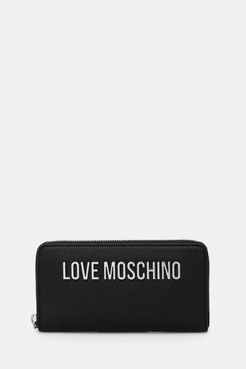 Peňaženka Love Moschino dámska, čierna farba, JC5611PP1