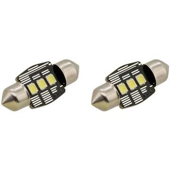 COMPASS Žiarovka 3 LED SMD 12 V  suf.11X32 SV8.5 NEW-CAN-BUS biela 2 ks (8591686338263)