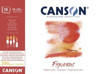 Canson Pad Glued On Short Side Figueras Skicár 33 x 24 cm 290 g