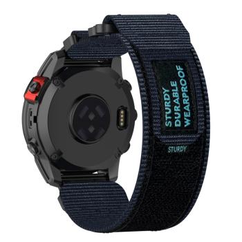 STURDY Nylonový remienok pre Garmin Fenix 8 43mm tmavomodrý