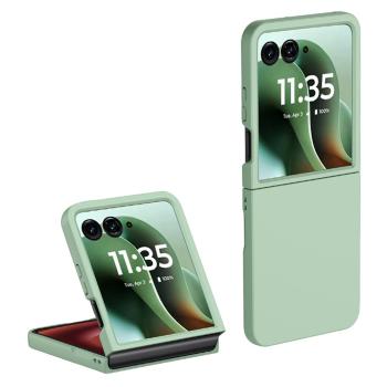 PLASTIC Ochranný plastový kryt pre Motorola Razr 60 Ultra svetlozelený