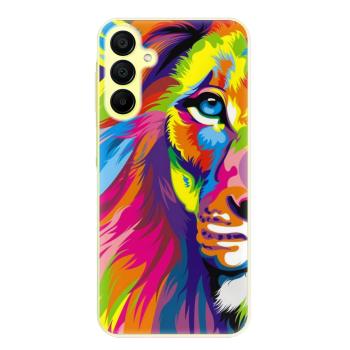 Odolné silikonové pouzdro iSaprio - Rainbow Lion - Samsung Galaxy A15 / A15 5G