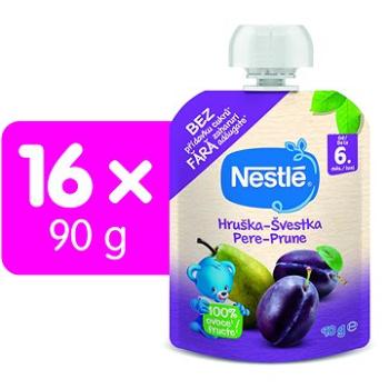 NESTLÉ hruška a slivka 16× 90 g (7613036117197)