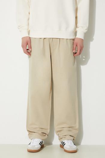 Bavlnené nohavice ICECREAM Skate Pant béžová farba, strih chinos, IC24109