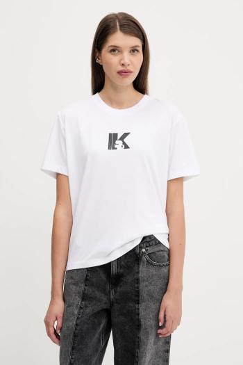Tričko Karl Lagerfeld Jeans dámske, biela farba, A3W17094