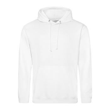 Just Hoods Mikina College - Arktická biela | XXXXL