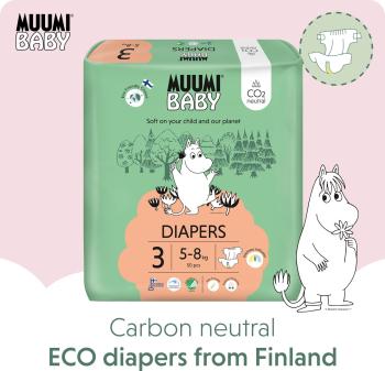 Öko pelenka MUUMI BABY Midi 3 - havi csomag (150 db)