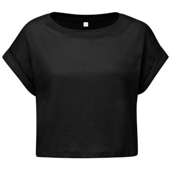 Mantis Dámske Crop top tričko - Čierna | XL