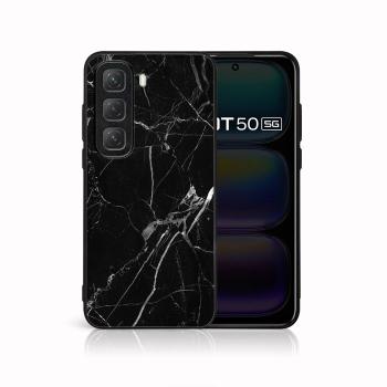 MY ART Ochranný kryt pre Infinix Hot 50 BLACK MARBLE (142)