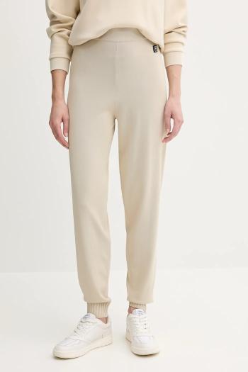 Tepláky Armani Exchange dámske, béžová farba, jednofarebné, XW000120 AF10352