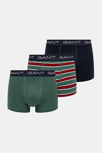 Boxerky Gant 3-pak pánske, tmavomodrá farba, 902443033
