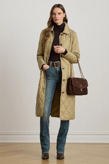 Bunda Lauren Ralph Lauren béžová farba, prechodná, 297980103