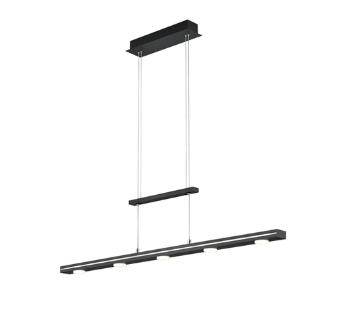 LED závesné osvetlenie Trio Lacal čierna 379190732