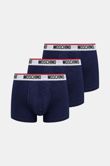 Boxerky Moschino Underwear 3-pak pánske, tmavomodrá farba, 241V1A13954300