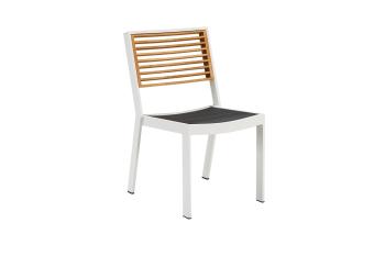 Higold Záhradná jedálenská stolička HIGOLD - York Dining Chair White/Black