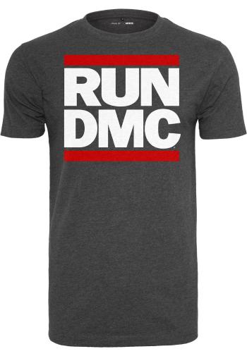 Run-DMC tričko Logo Šedá S