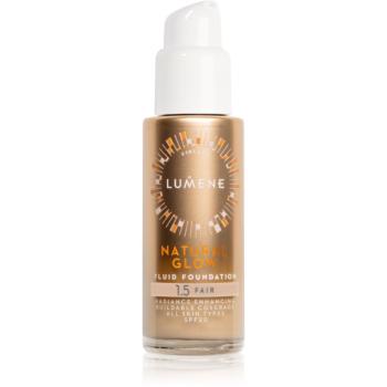 Lumene Natural Glow rozjasňujúci make-up pre prirodzený vzhľad SPF 20 odtieň 1.5 Fair 30 ml