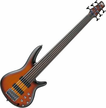 Ibanez SRF706-BBF Brown Burst Flat Bezpražcová basgitara