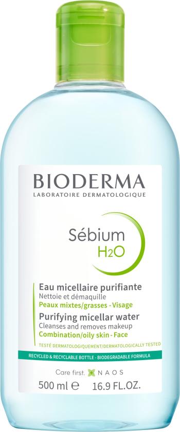 BIODERMA Sébium H2O micelárna voda na mastnú pokožku a akné 500 ml