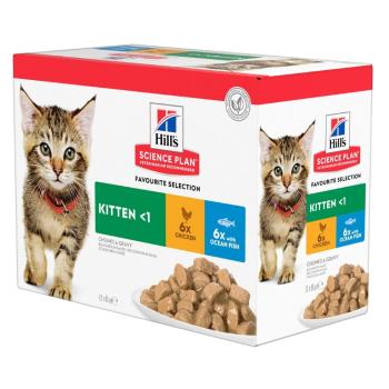 HILL'S Science Plan Feline kapsičky pre mačiatka 12 x 85 g