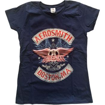 Aerosmith tričko Boston Pride Modrá L