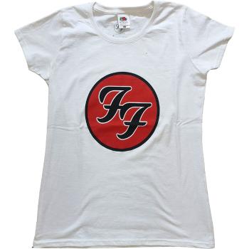 Foo Fighters tričko FF Logo Biela XL