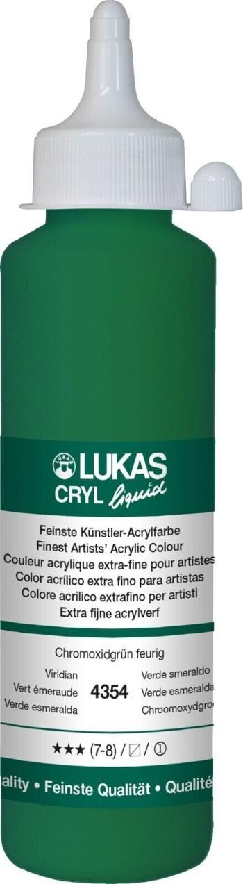 Lukas Cryl Liquid Akrylová farba Viridian 250 ml 1 ks