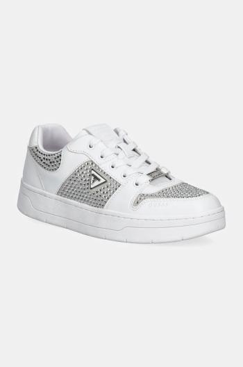 Tenisky Guess NARESA2 biela farba, FLFNRS ELE12
