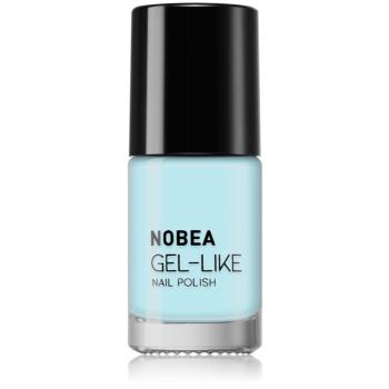 NOBEA Day-to-Day Gel-like Nail Polish lak na nechty s gélovým efektom odtieň #N67 Sky blue summer 6 ml