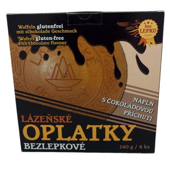 PURAVITA Kúpeľné oblátky čokoládové bez lepku 4 kusy