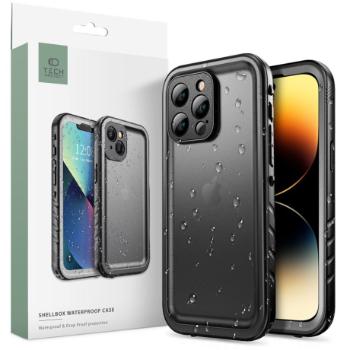 Tech-Protect ShellBox IP68 kryt na iPhone 14 Pro Max, čierny