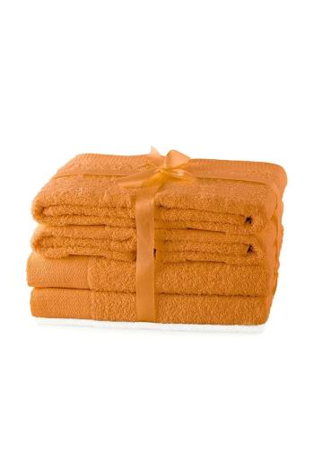 Sada uterákov home & lifestyle Amari 6-pak oranžová farba