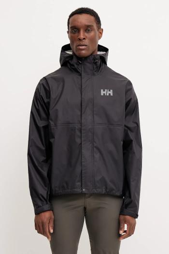 Turistická bunda Helly Hansen Loke čierna farba, 63396